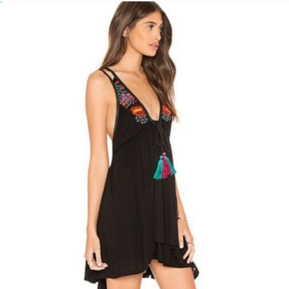 NWOT Free People Lovers Cove Embellished Dress